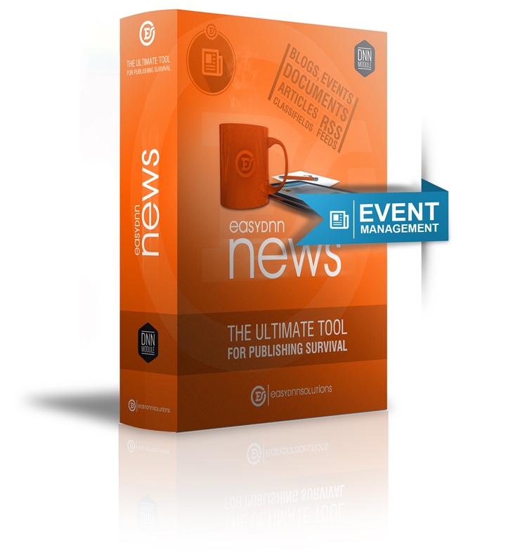 Event management with EasyDNNnews module