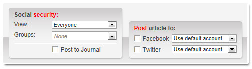 Automatic Social Posting