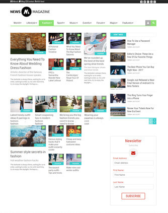 NewsMagazine Demo Screenshot 3