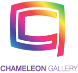 Chameleon gallery display logo
