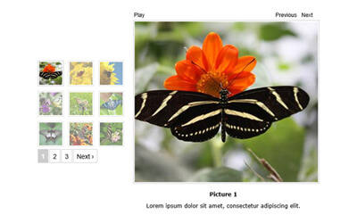 Slideshow with thumbnails 2