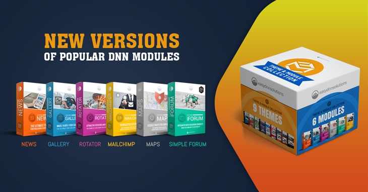 New versions of our modules (DNN 9.8 compatible)