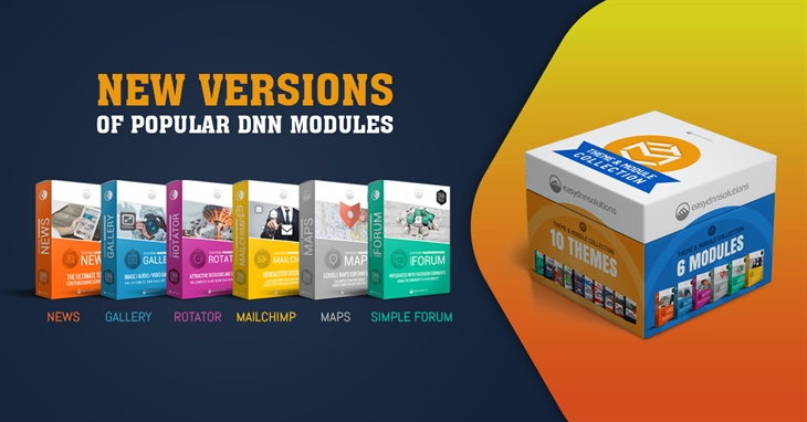 New versions of our modules (DNN 9.9 compatible)