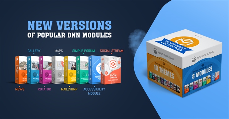 New versions of our modules (DNN 9.10.2 compatible)