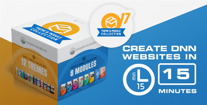 New EasyDNN Theme & Module Collection 17 – the fastest way to build a DNN website