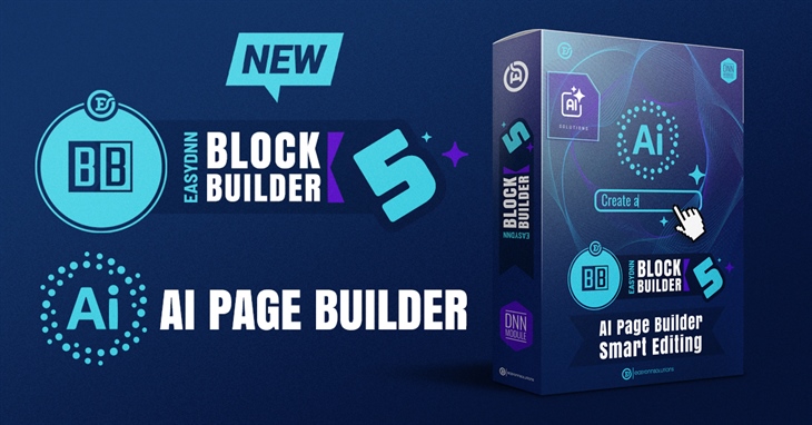 BlockBuilder 5 Brings an AI Page Builder to DNN