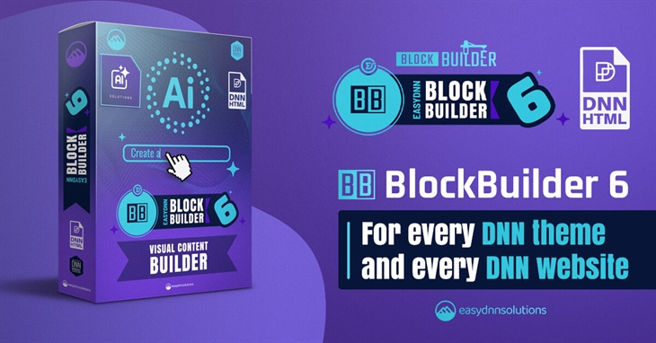 BlockBuilder 6 – Now Ready for Every DNN Theme and Website