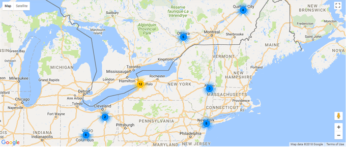 EasyDNN Maps - Clustered markers