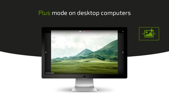 Plus mode on desktop computers