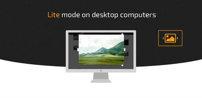 Lite mode on desktop computers