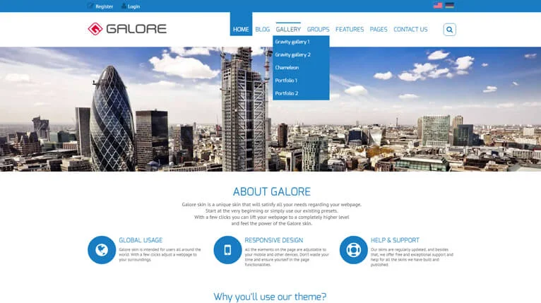 Galore Theme